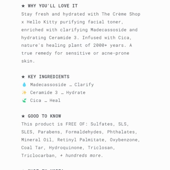 Hello Kitty Clear Cutie Face Masks + Strawberry Milk Toner | Pure Cure NWT - Picture 8 of 9